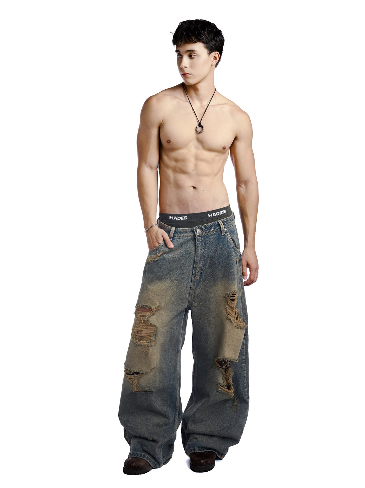 HADES GRUNGE RIOT DENIM PANTS by HADES - image 2