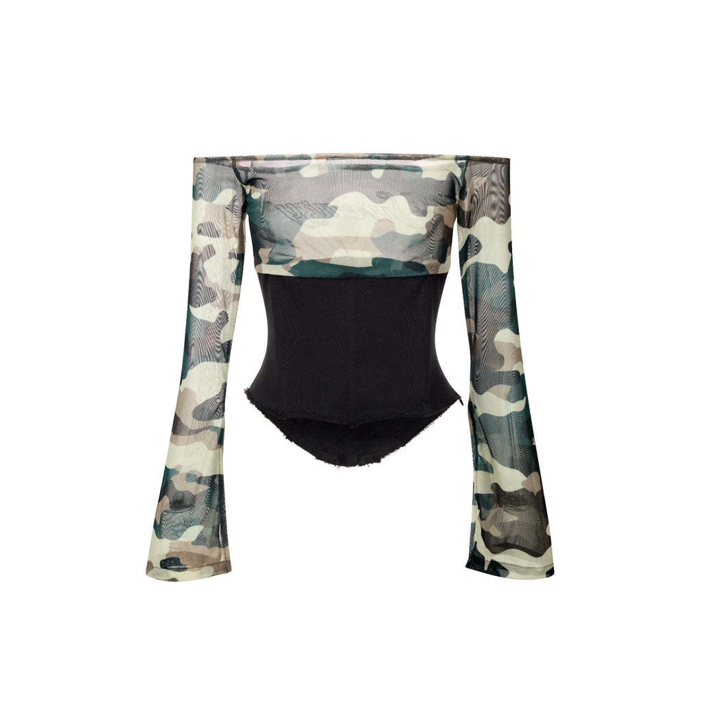 SWE OFF-SHOULDER CORSET TOP - BLACK by SWE - image 3