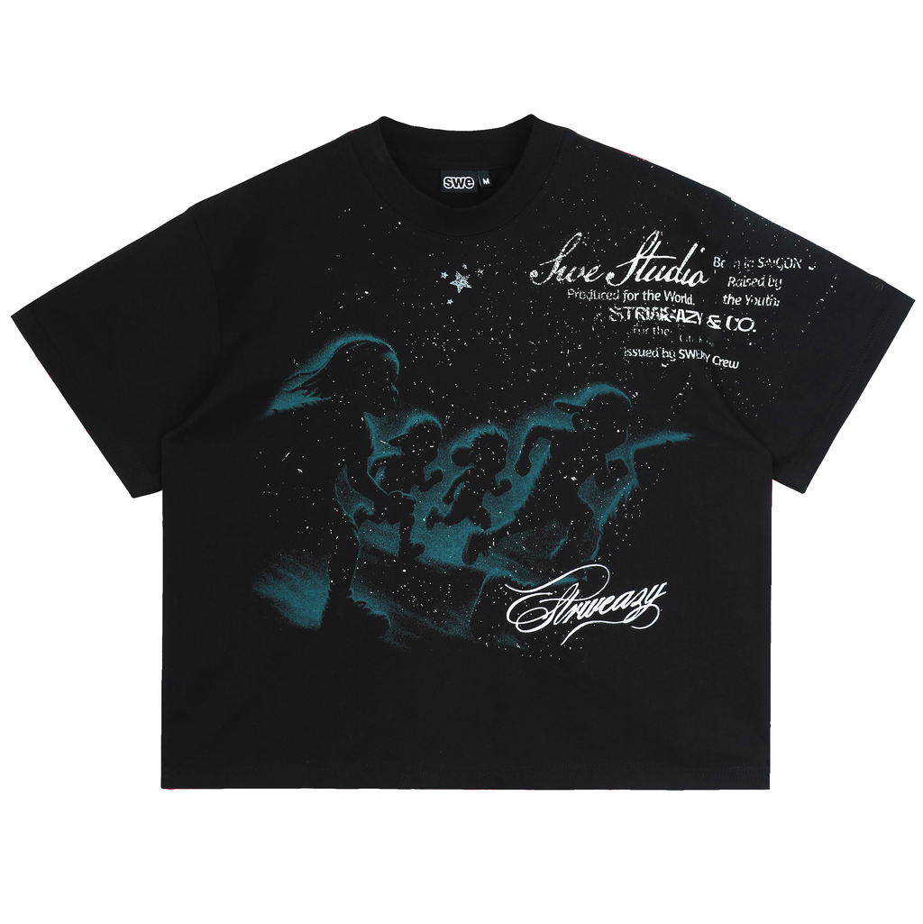 SWE MIDNIGHT BOXY TEE - BLACK by SWE - image 1
