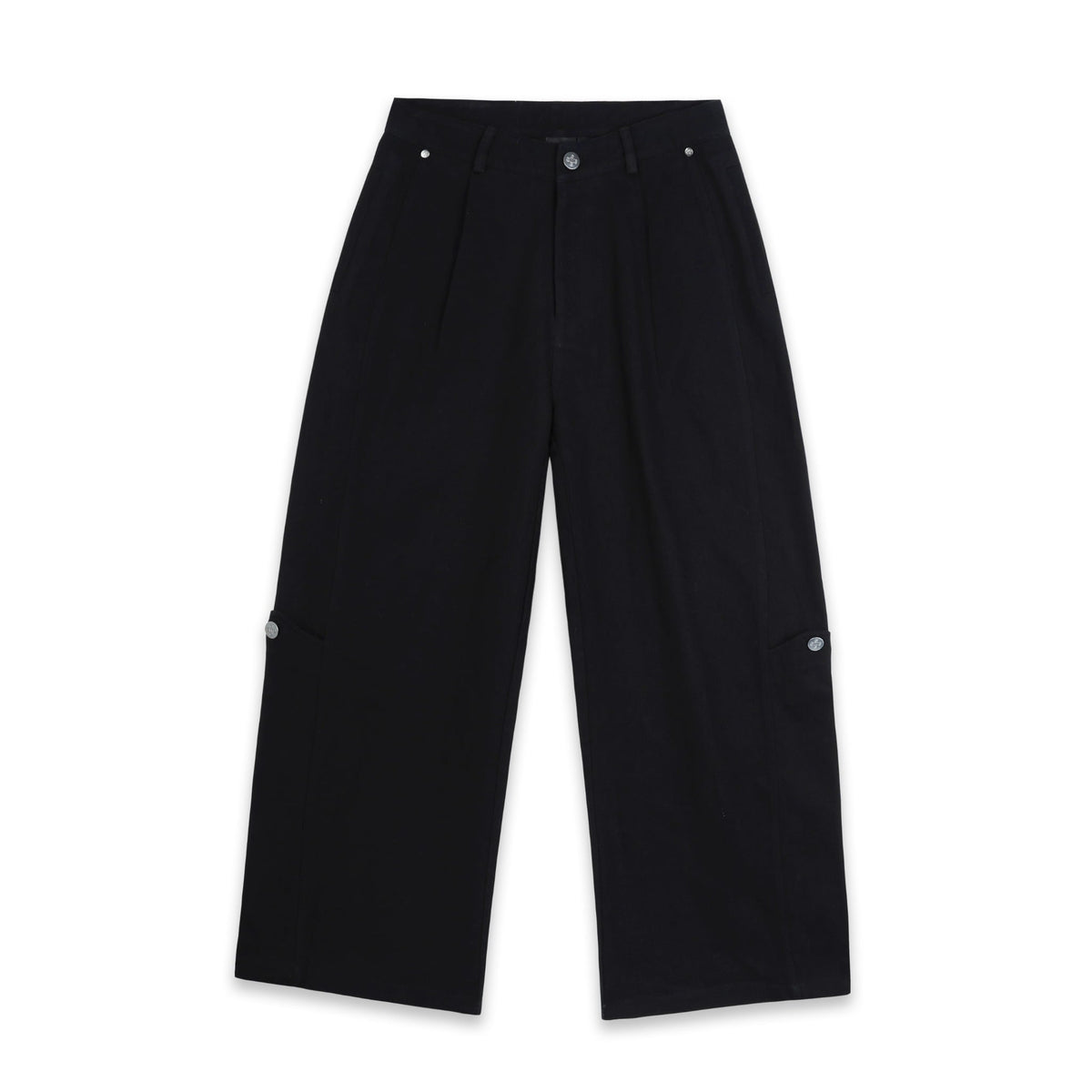 SWE BELTED WIDE PANTS - BLACK by SWE - image 1