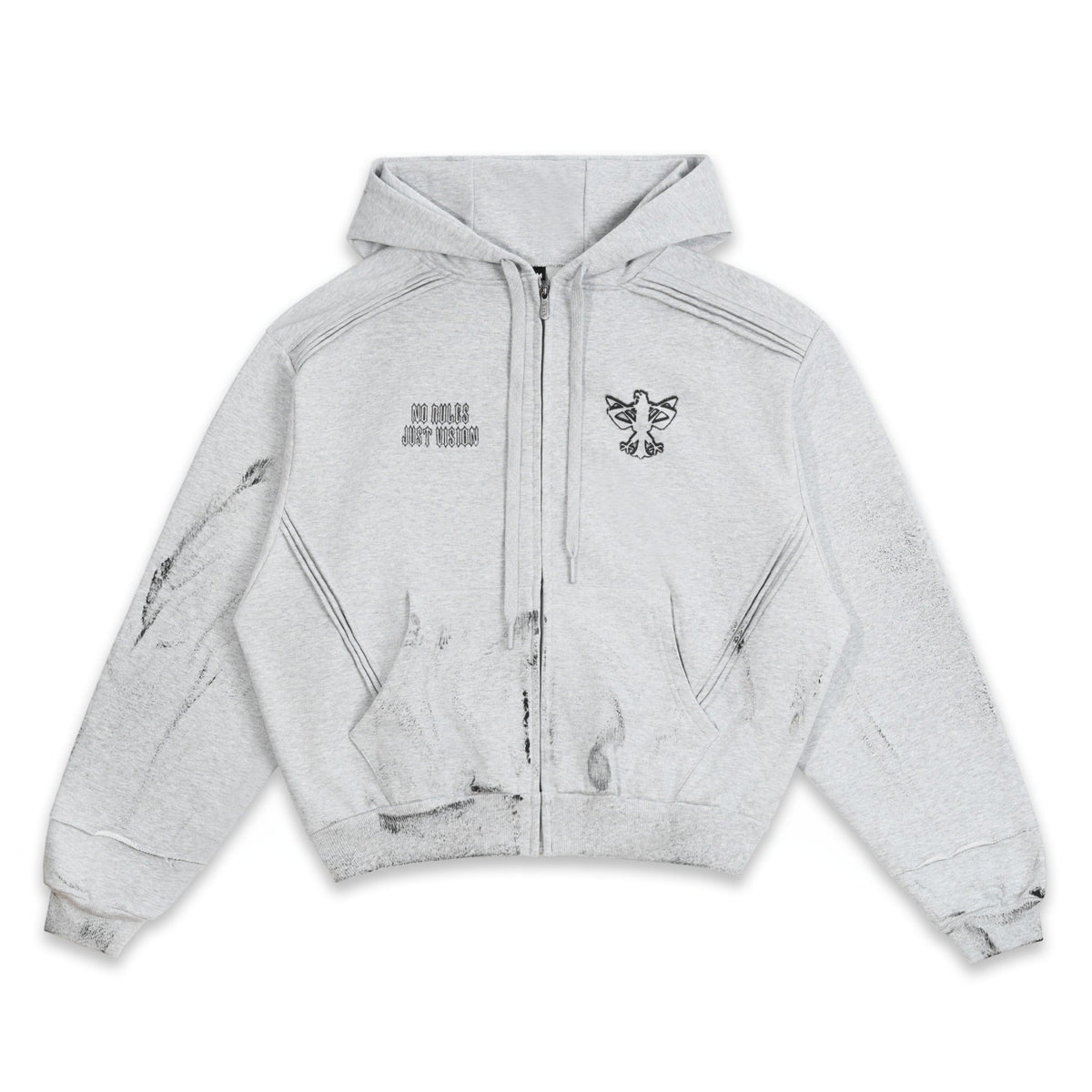 SWE CROSS ZIP HOODIE - GRAY by SWE - image 1