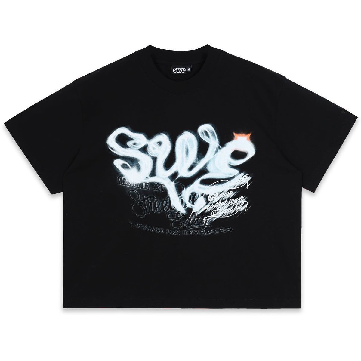 SWE AFTERIMAGE BOXY TEE - BLACK by SWE - image 1