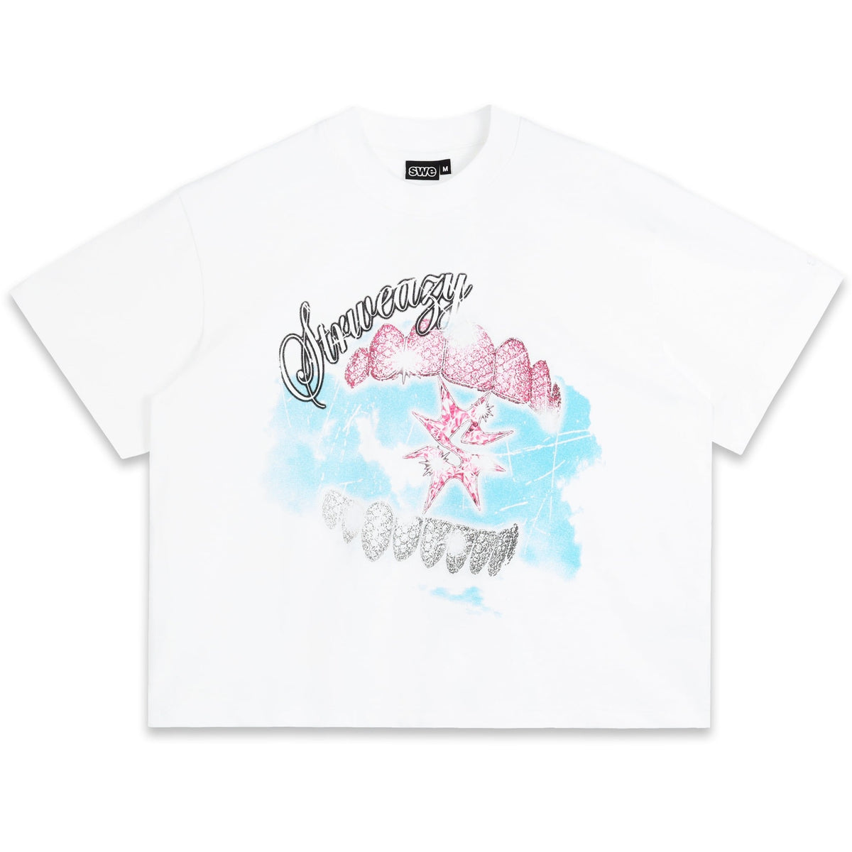 SWE GRILLZ BOXY TEE - WHITE by SWE - image 1