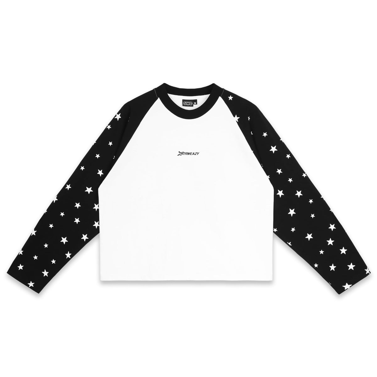 SWE STARFALL BOXY L/S TEE - BLACK/WHITE by SWE - image 1