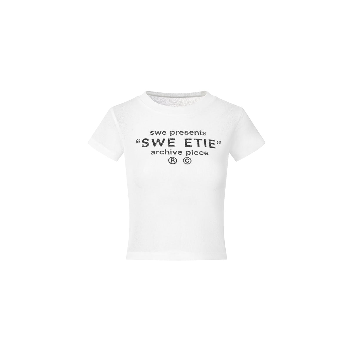 SWE ETIE BABY TEE - WHITE by SWE - image 1