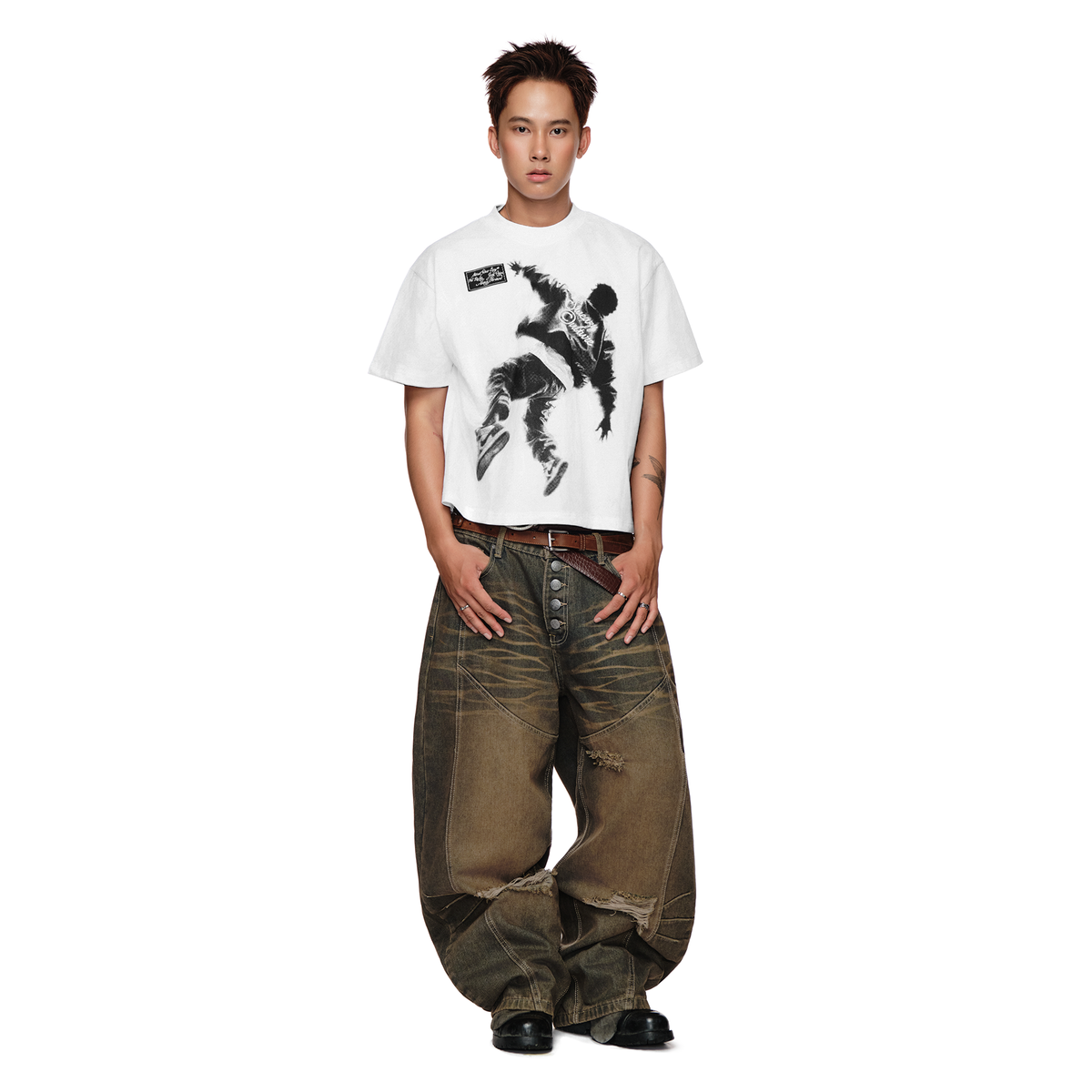SWE JUMPMAN BOXY TEE - WHITE by SWE - image 2