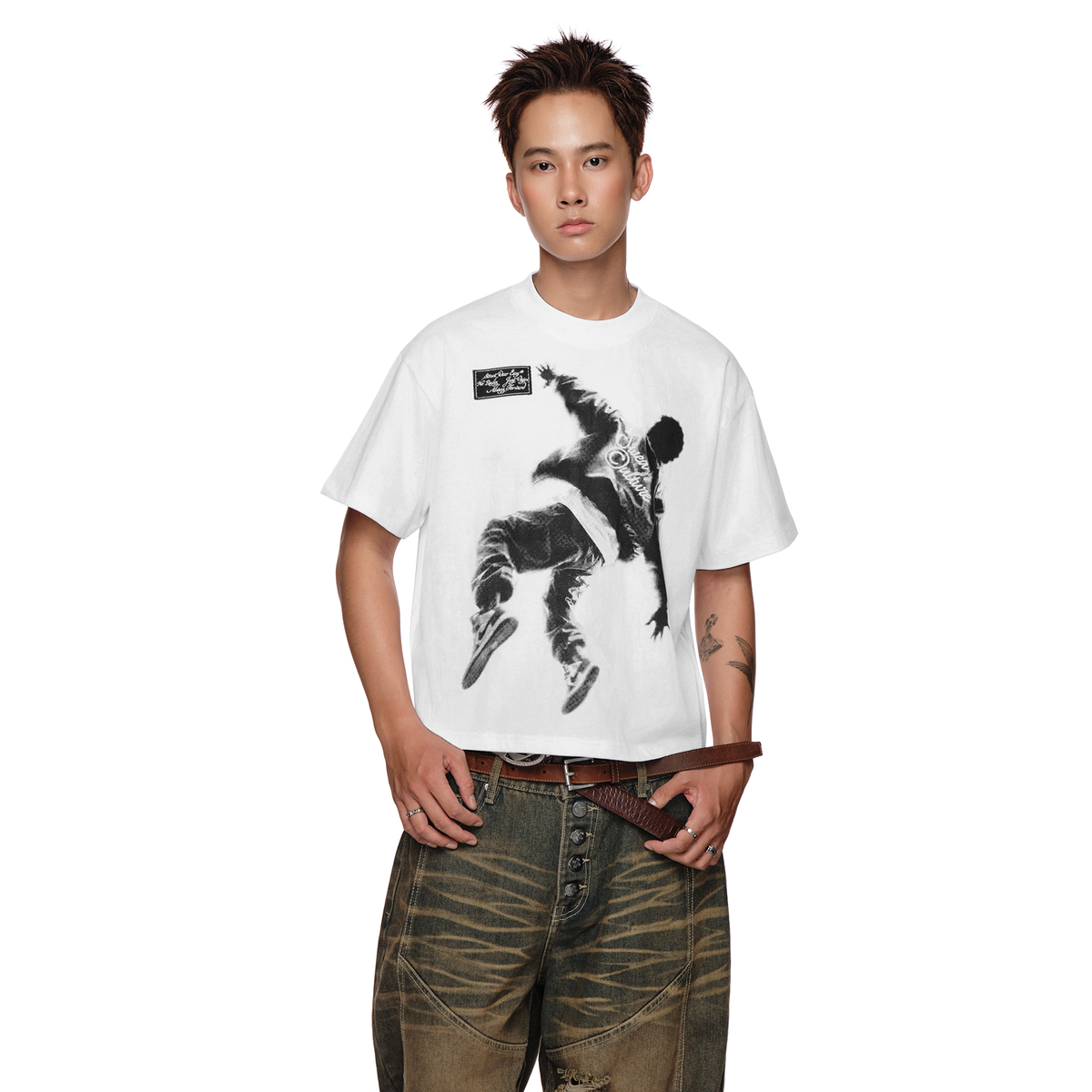 SWE JUMPMAN BOXY TEE - WHITE by SWE - image 7