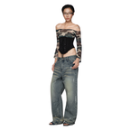 SWE OFF-SHOULDER CORSET TOP - BLACK by SWE - image 6
