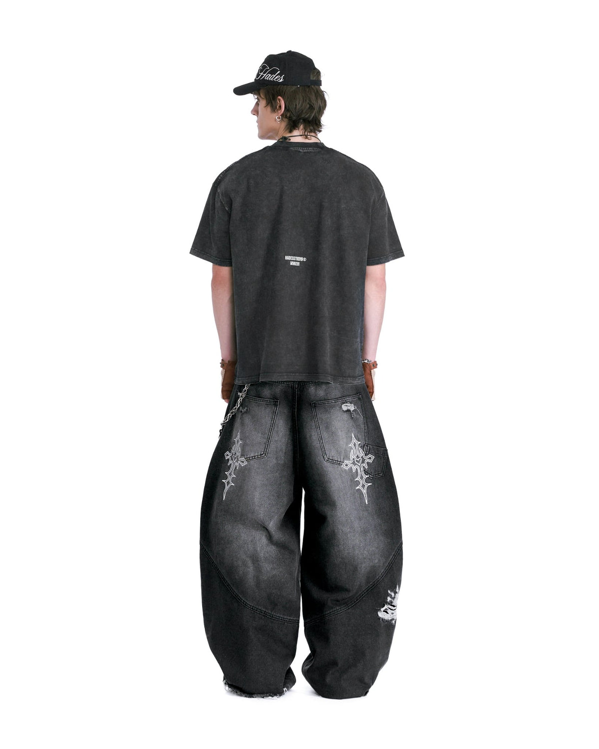 HADES DISTRESSED DENIM JEANS by HADES - image 4