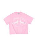 Insane® Twin Horse Tee - Baby Pink by INSANE - image 1