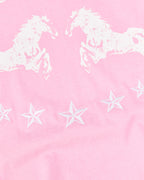 Insane® Twin Horse Tee - Baby Pink by INSANE - image 10
