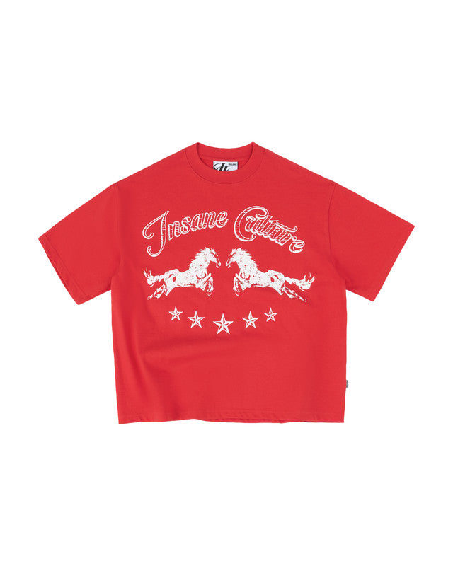 Insane® Twin Horse Tee - Red by INSANE - image 1