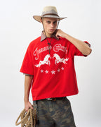 Insane® Twin Horse Tee - Red by INSANE - image 5