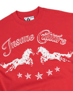 Insane® Twin Horse Tee - Red by INSANE - image 10