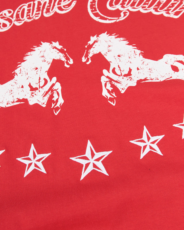 Insane® Twin Horse Tee - Red by INSANE - image 11