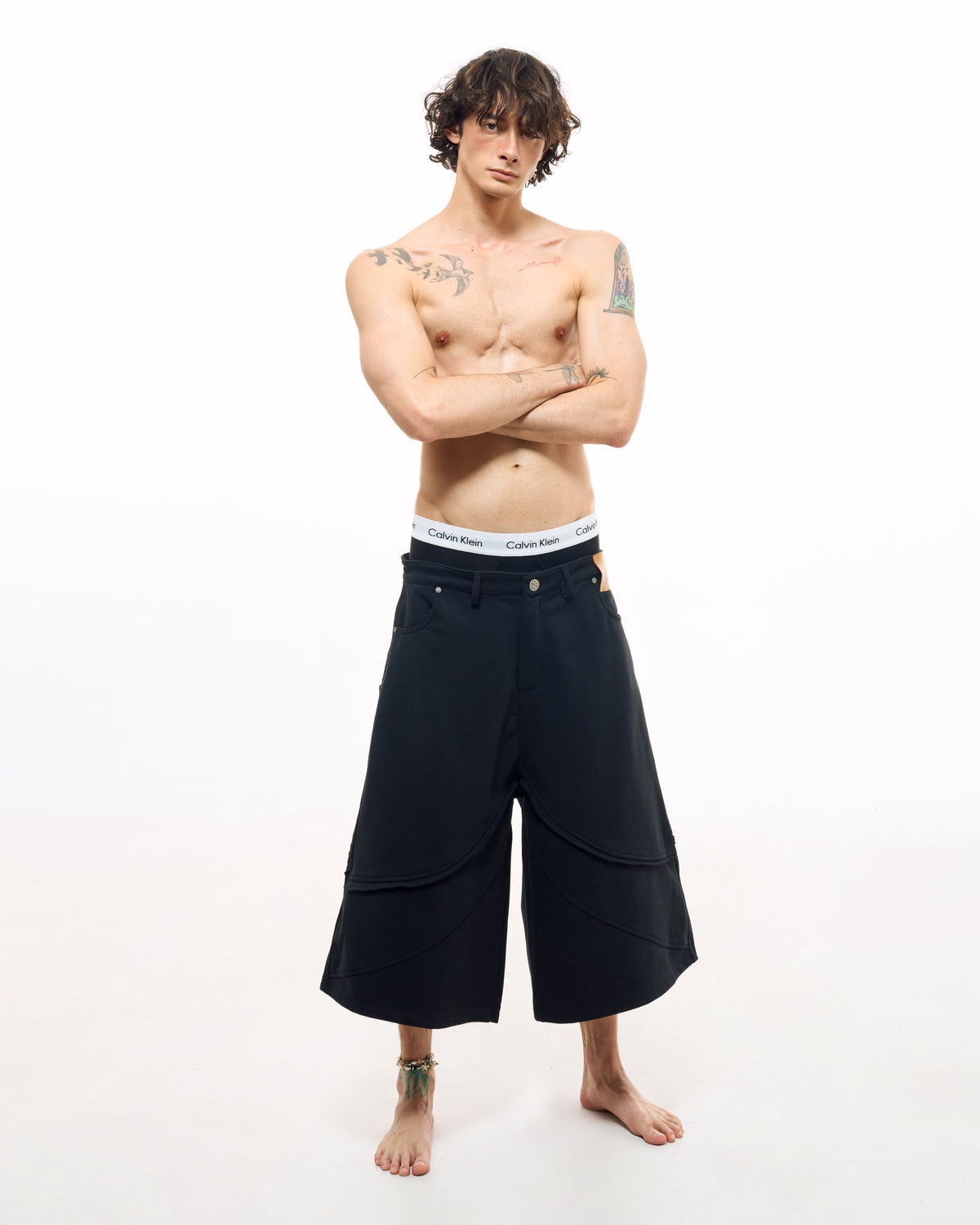 Insane® Halo Sweatjorts - Black by INSANE - image 3