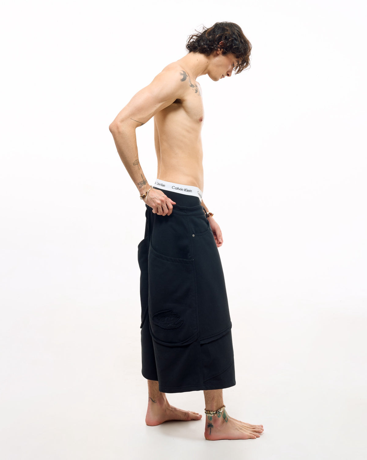 Insane® Halo Sweatjorts - Black by INSANE - image 4