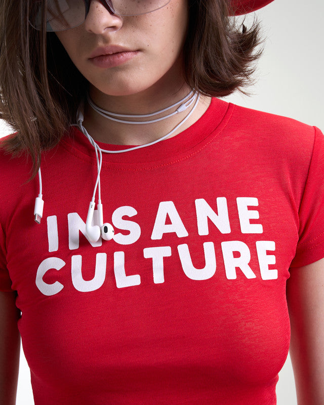 Insane® Culture Baby Tee - Red by INSANE - image 3