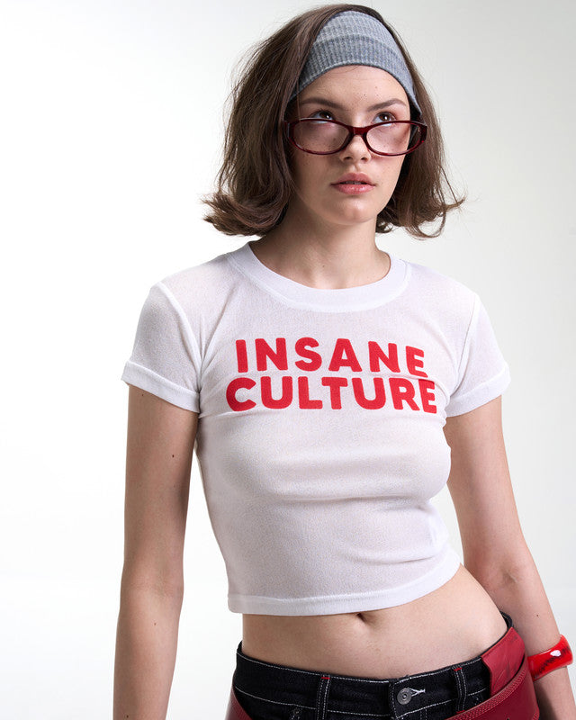 Insane® Culture Baby Tee - White by INSANE - image 3