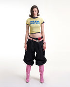 Insane® Culture Baby Tee - Lime Yellow by INSANE - image 2
