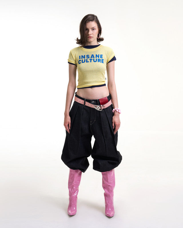 Insane® Culture Baby Tee - Lime Yellow by INSANE - image 2