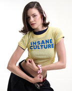 Insane® Culture Baby Tee - Lime Yellow by INSANE - image 3