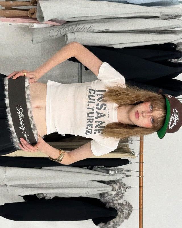 Insane® Script Baby Tee - White by INSANE - image 7