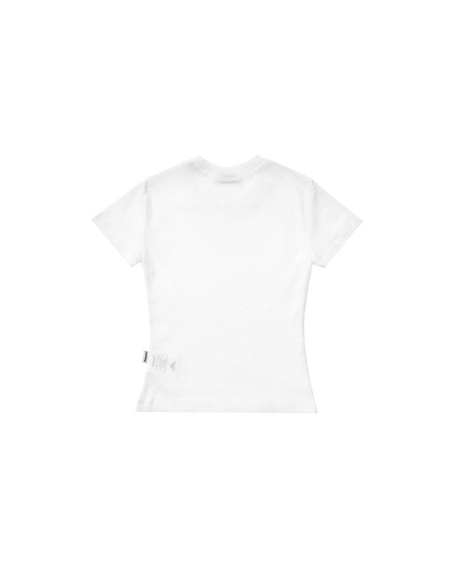 Insane® Script Baby Tee - White by INSANE - image 3
