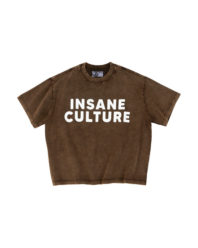 Insane® Culture 26 Washed Tee - Faded Brown by INSANE - image 1