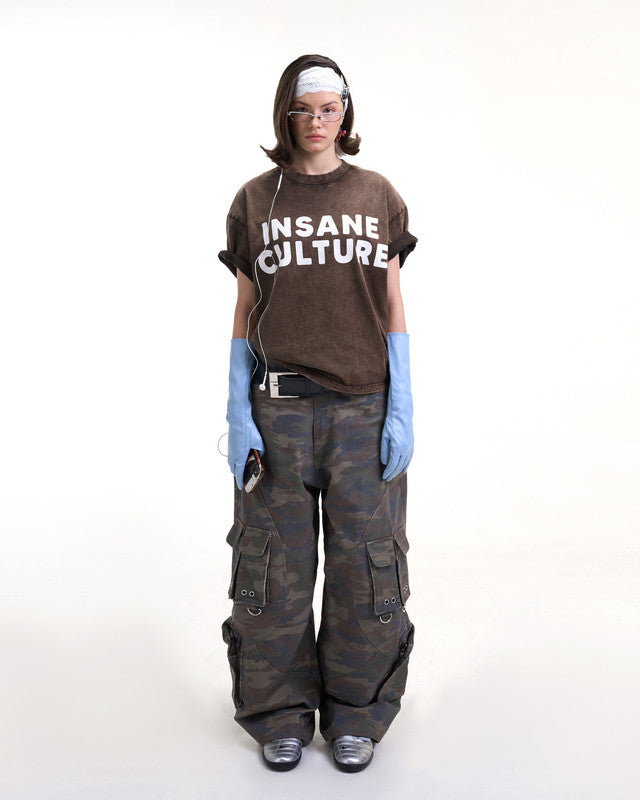 Insane® Culture 26 Washed Tee - Faded Brown by INSANE - image 3