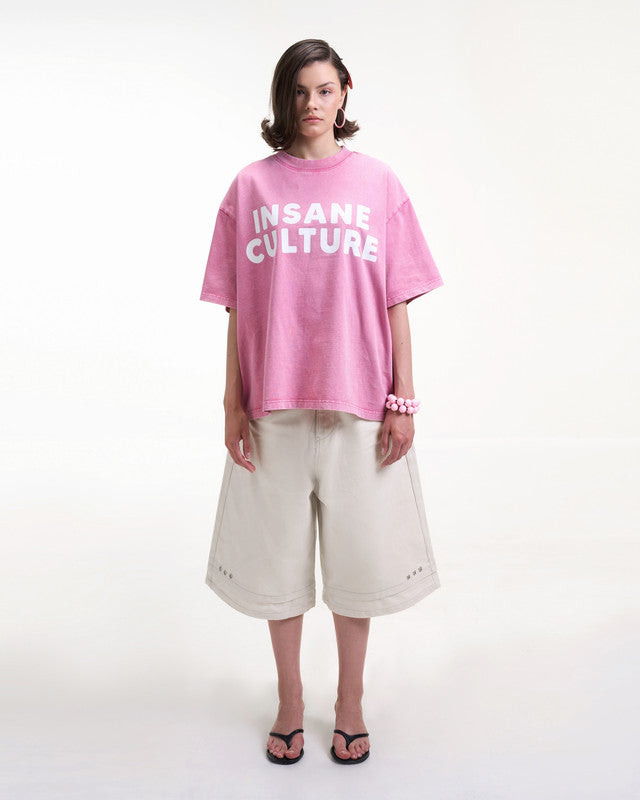 Insane® Culture 26 Washed Tee - Faded Pink by INSANE - image 3
