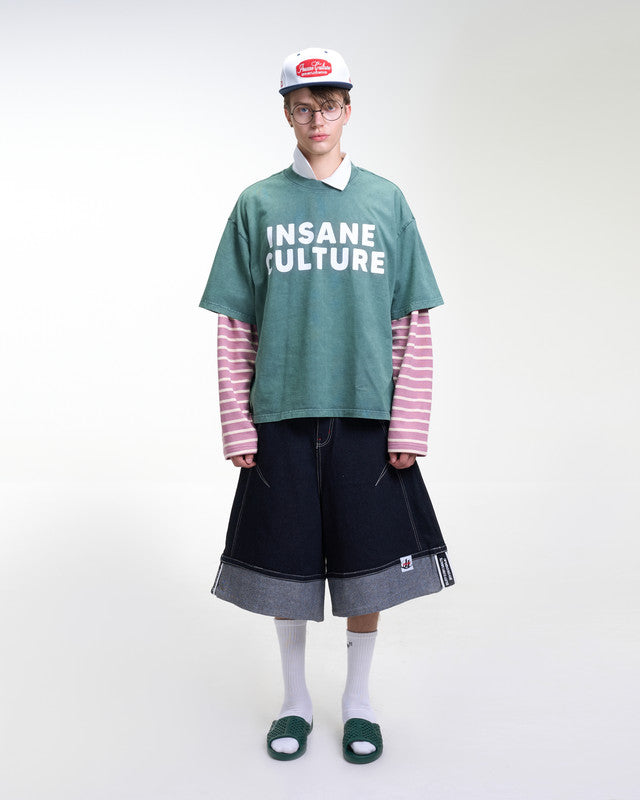 Insane® Culture 26 Washed Tee - Faded Green by INSANE - image 3