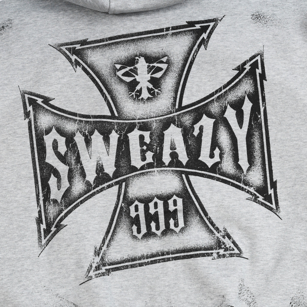 SWE CROSS ZIP HOODIE - GRAY by SWE - image 9