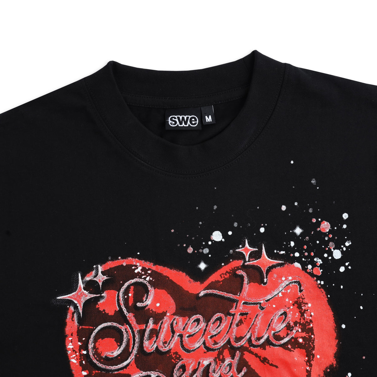 SWE CANDY ROSES BOXY TEE - BLACK by SWE - image 3