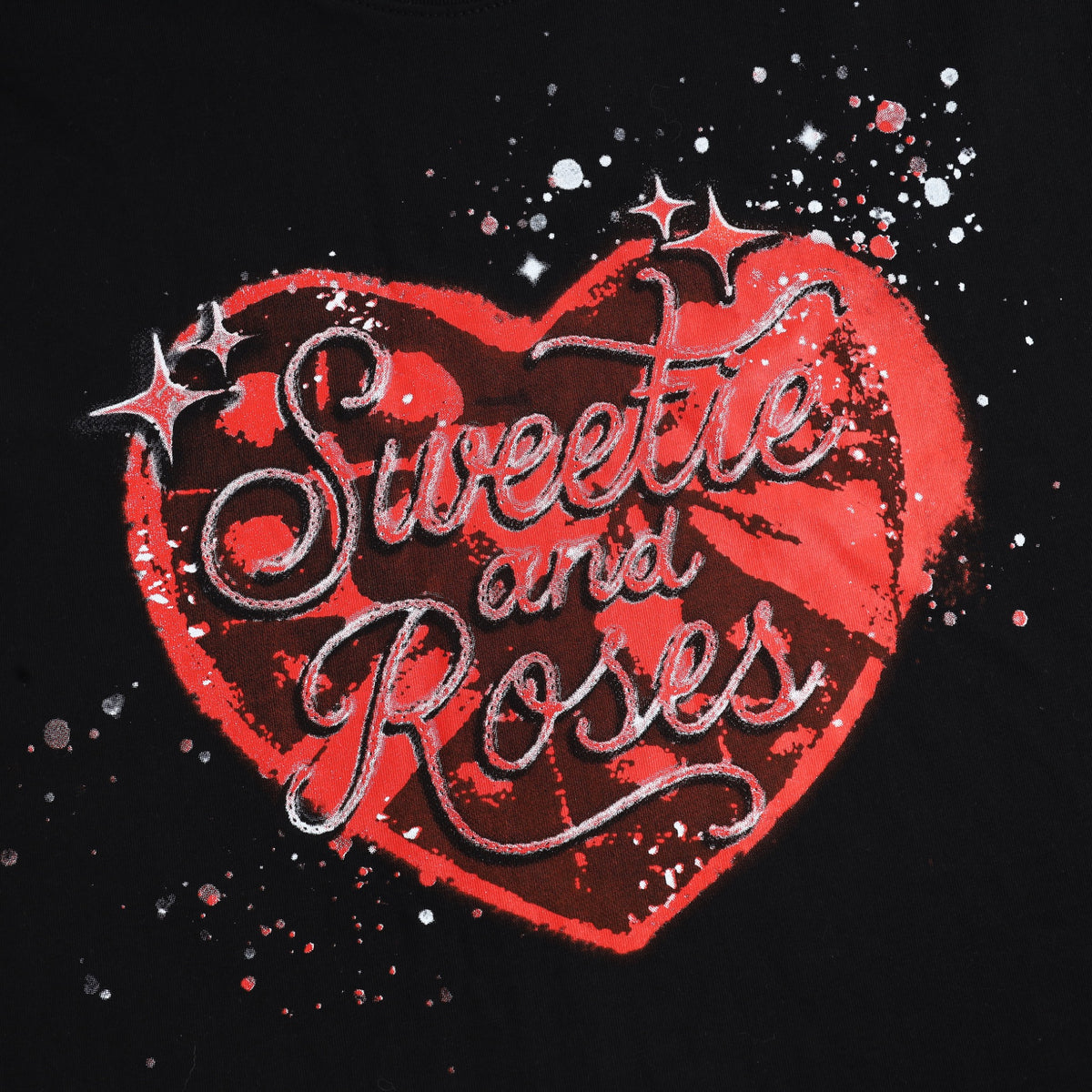 SWE CANDY ROSES BOXY TEE - BLACK by SWE - image 4