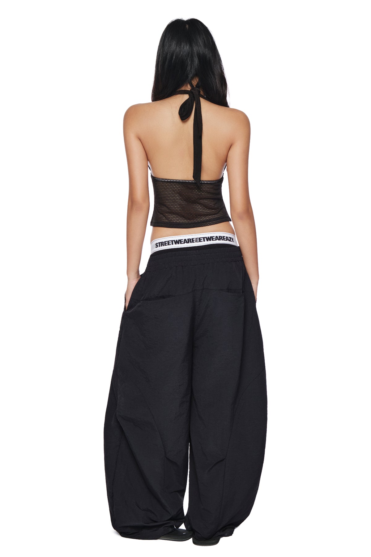 SWE HALTER MESH TOP - BLACK by SWE - image 4