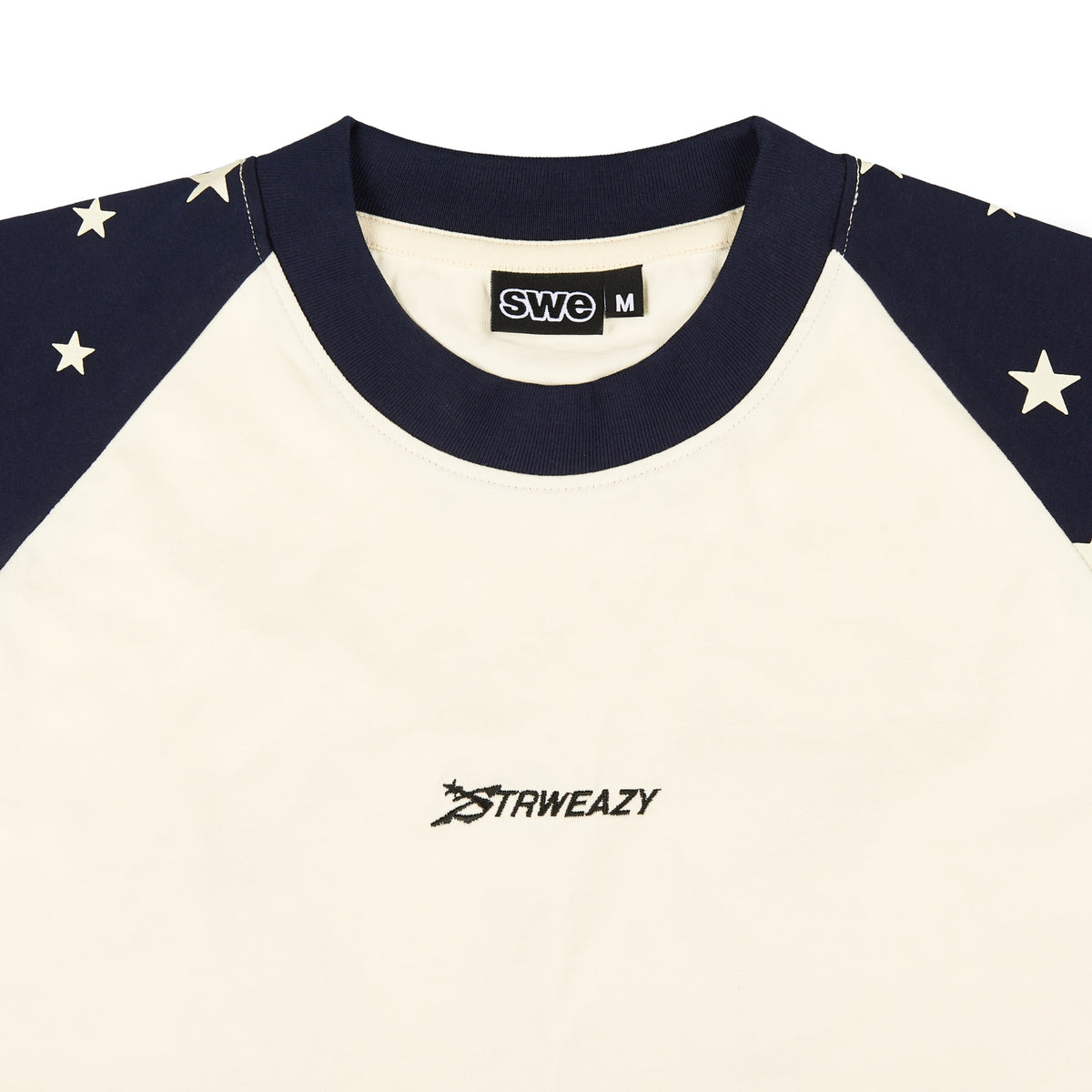 SWE STARFALL BOXY L/S TEE - NAVY/CREAM by SWE - image 3