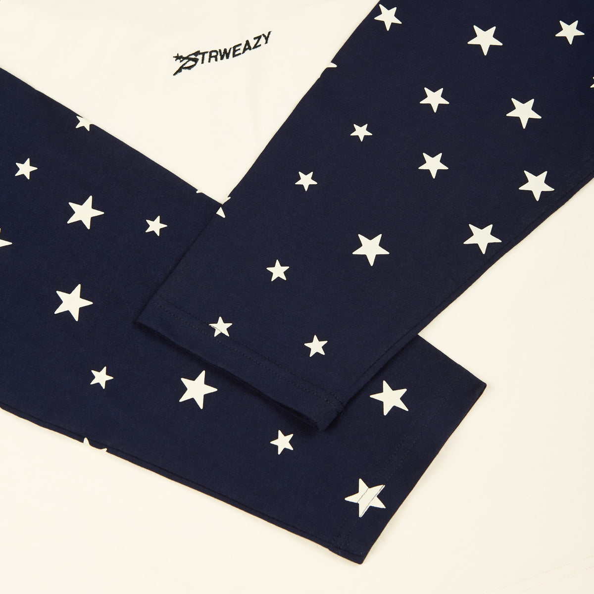 SWE STARFALL BOXY L/S TEE - NAVY/CREAM by SWE - image 4