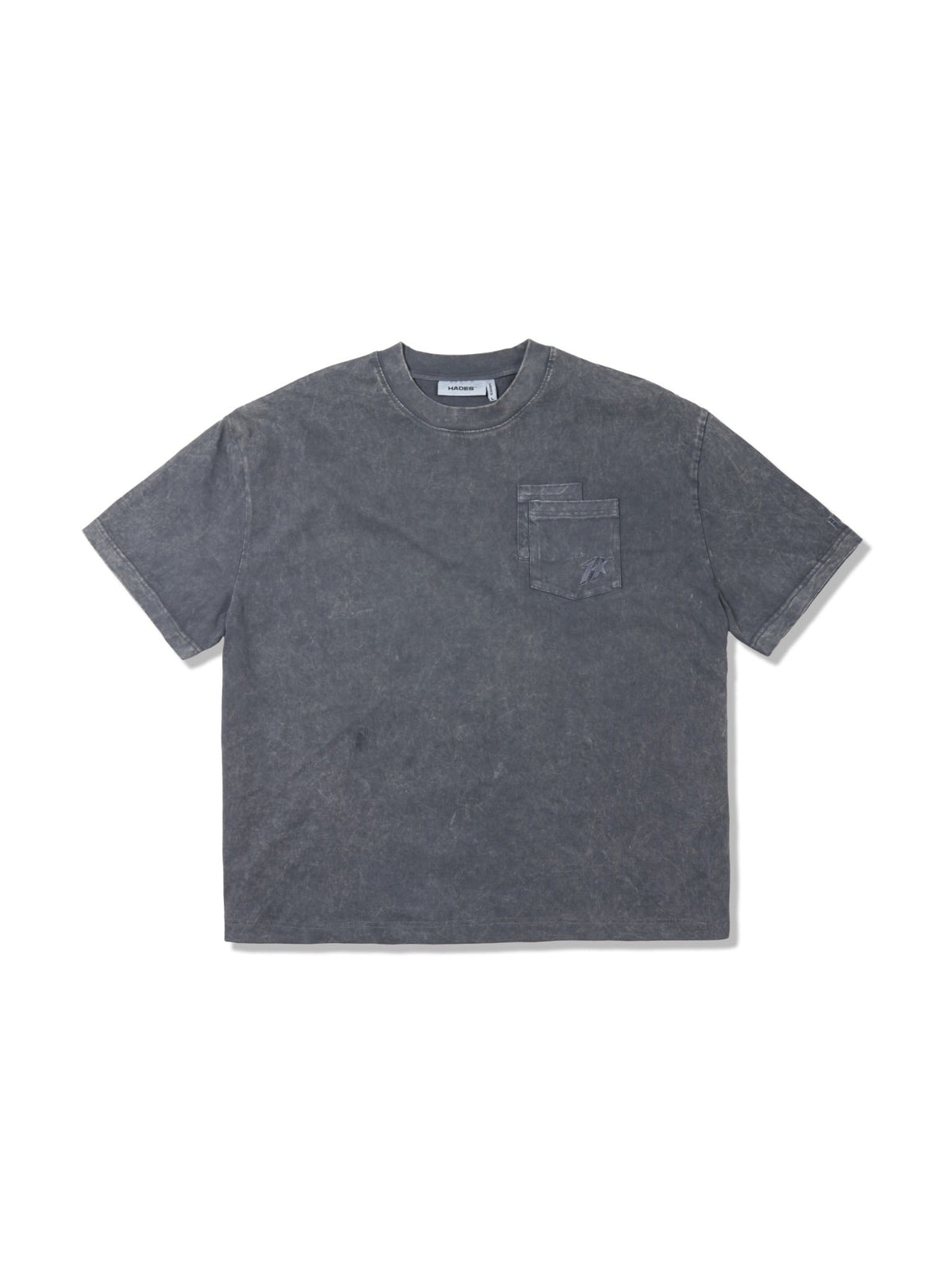 HADES FLORAL POCKET TEE - GREY WASH by HADES - image 1