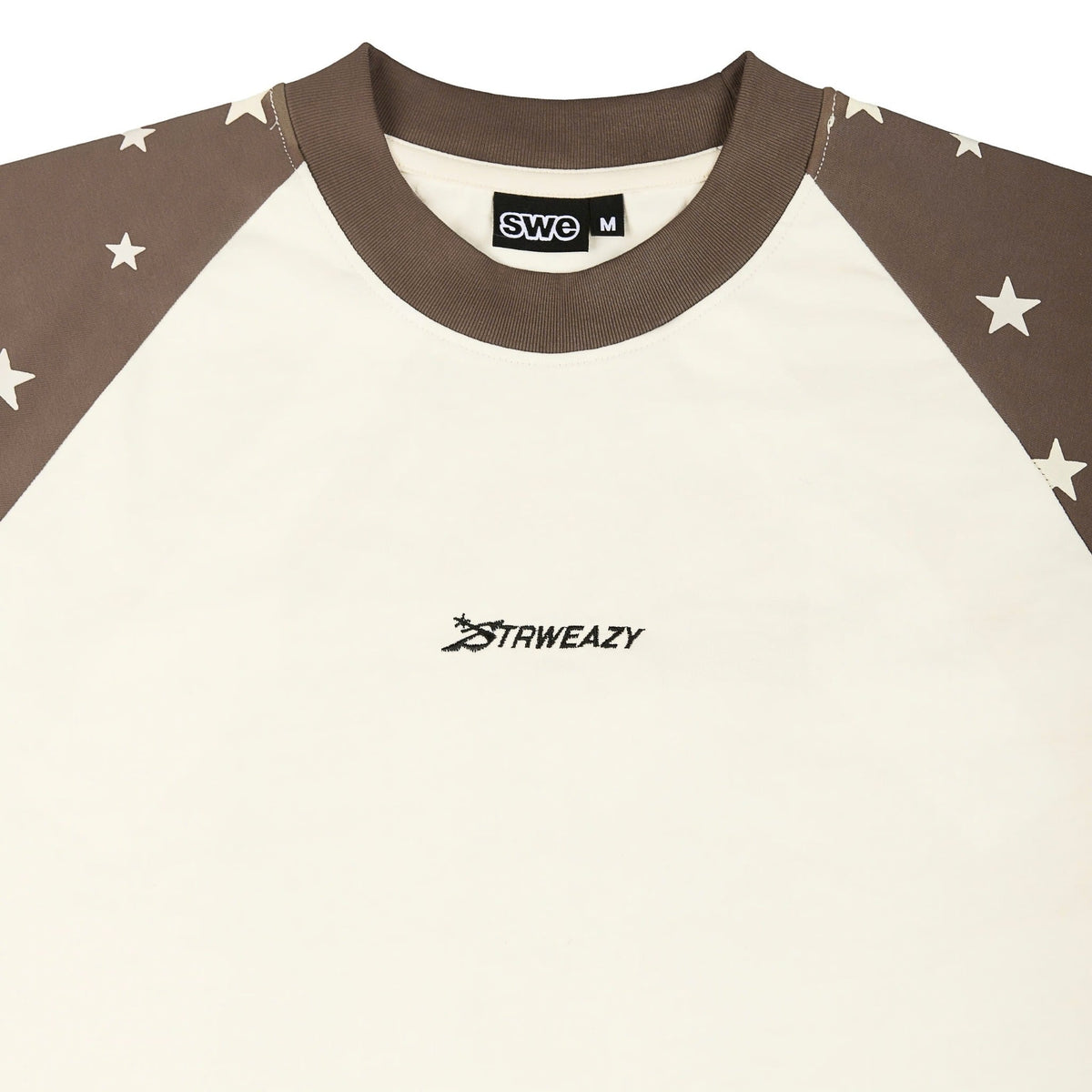 SWE STARFALL BOXY L/S TEE - BROWN/CREAM by SWE - image 3