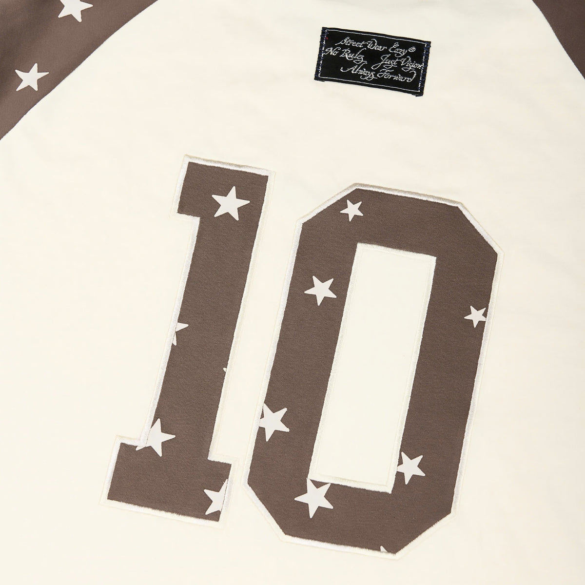 SWE STARFALL BOXY L/S TEE - BROWN/CREAM by SWE - image 4